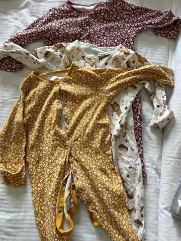 TU Set Of 3 Sleepsuits. Size: 0-3m